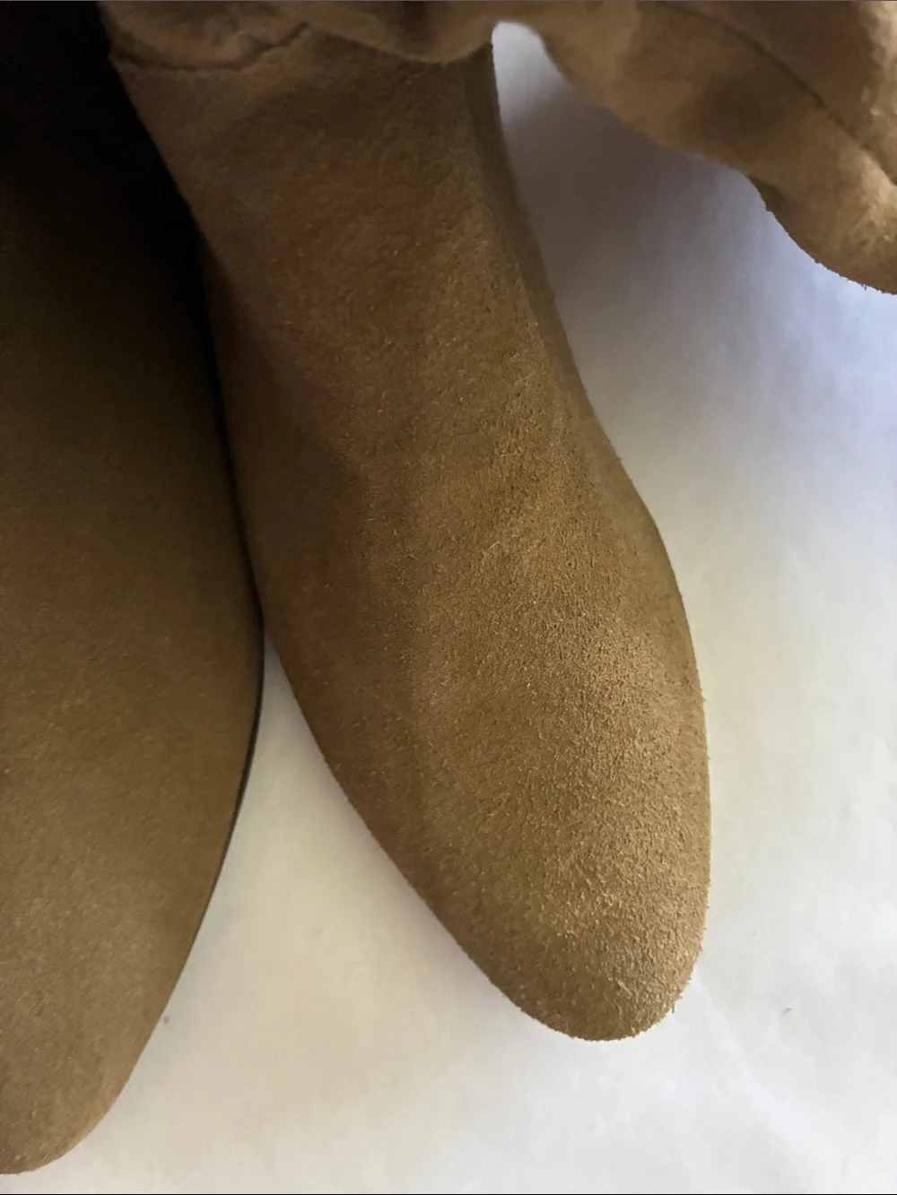 White Mountain Taupe Stretch Boots